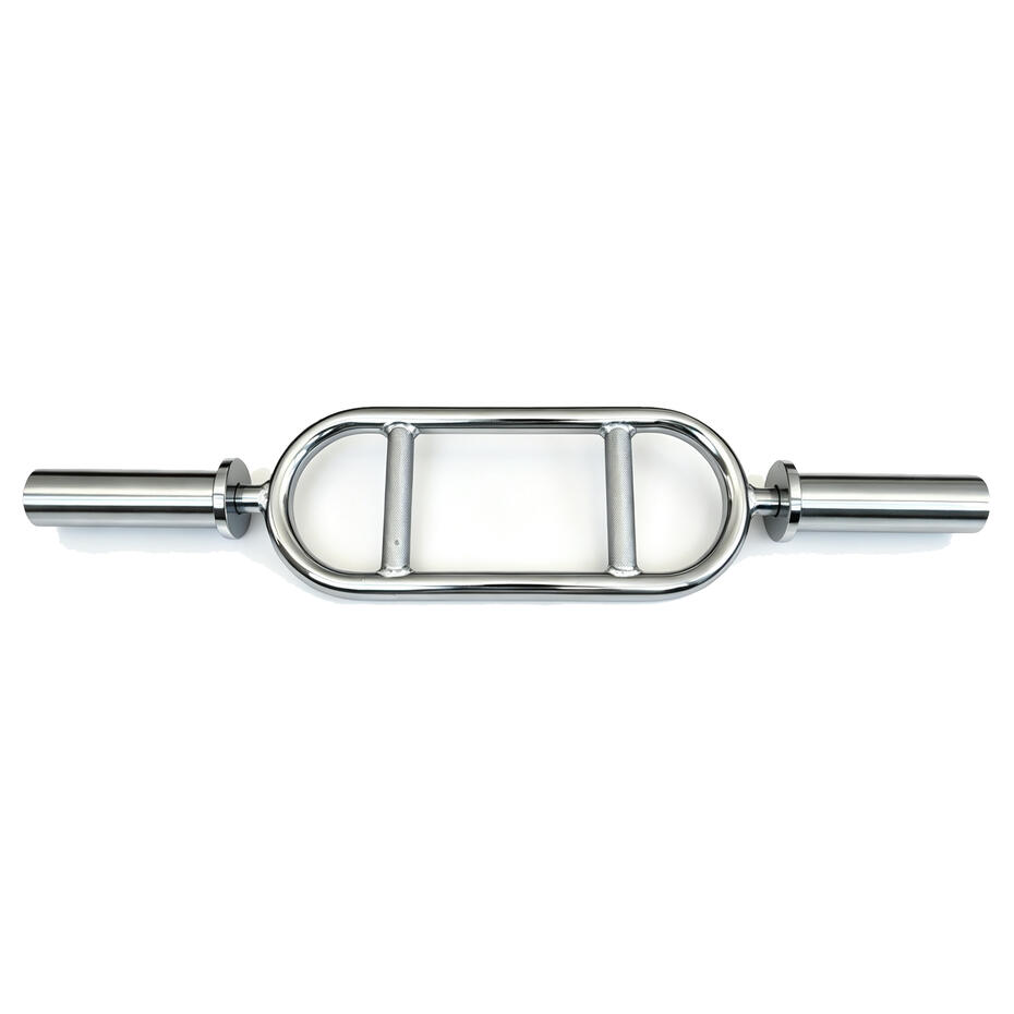 50mm hollow Olympic triceps weight bar, dual-grip chrome plated weightlifting bar for commercial and home gym strength training, Wholesale 50mm hollow Olympic triceps weight bar, commercial grade weightlifting fitness equipment, factory direct supply