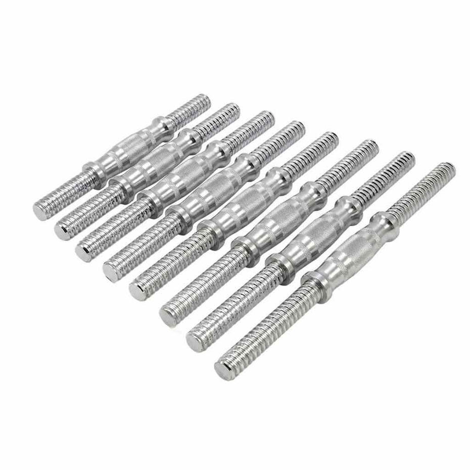 Oval shape steel dumbbell handle bar with anti slip grip for adjustable weight sets