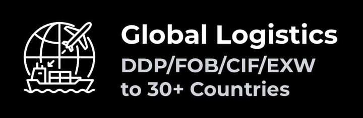 Global logistics supporting DDP FOB CIF EXW shipping terms to over 30 countries